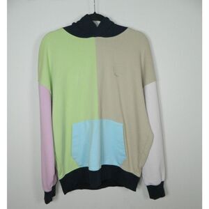 Tommy Hilfiger Hoodie Men's‎ Size Medium Colorblock Mudstone Kangaroo Pocket